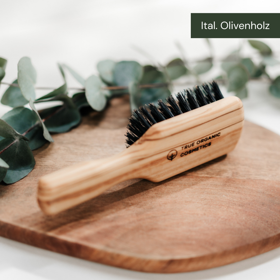 Olive wood brush