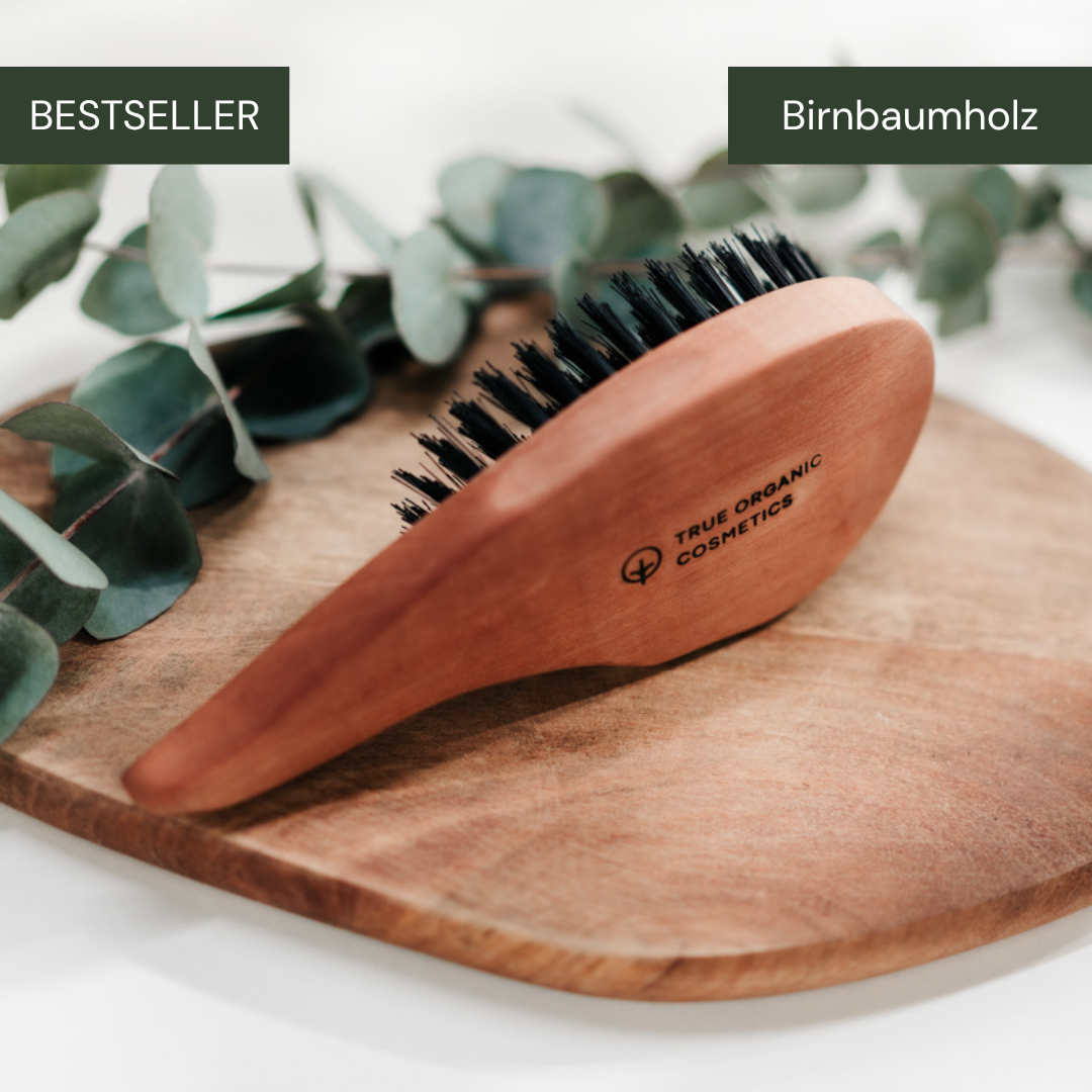 Die Birnbaum Bürste von True Organic Cosmetics