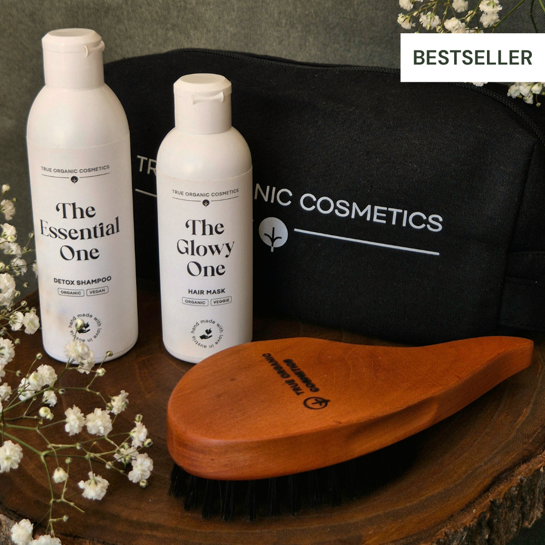 ByeBye Hair Drama product set from True Organic Cosmetics