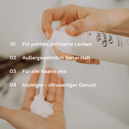 Bulletpoints from The Cloudy One hair mousse